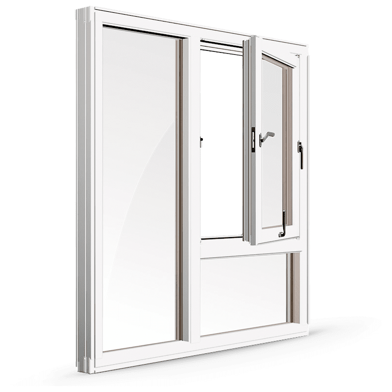 Kombinasjonsvindu, innadslående - Bilde 3