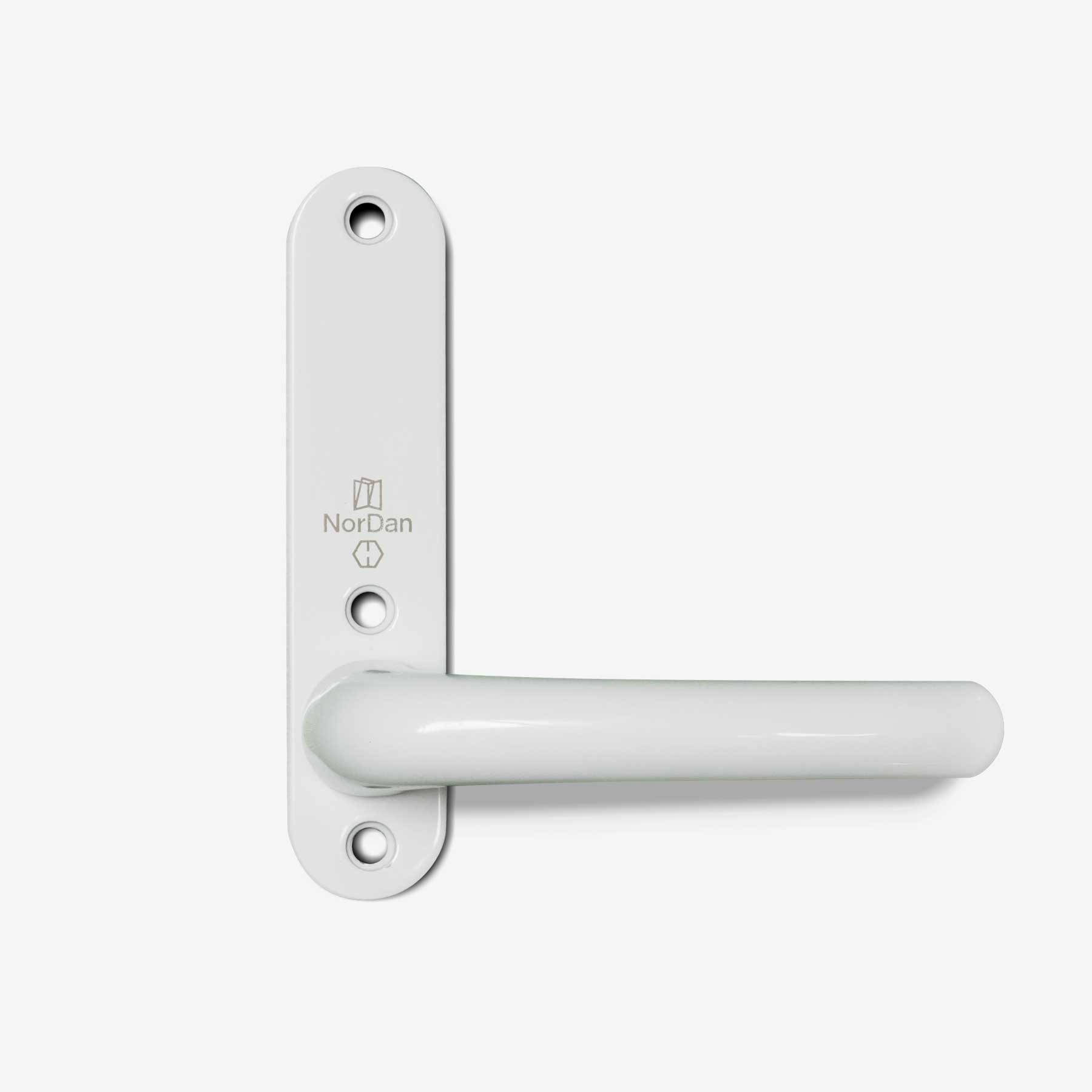 Hoppe vrider 0730/300 KL, tett, utvendig HVIT