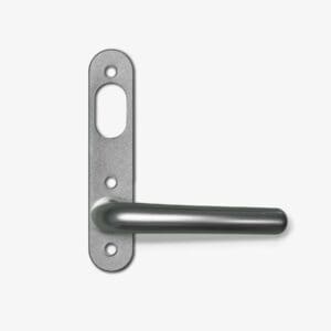 Hoppe vrider 113/350KL HG/F1, innvendig/utvendig SØLV