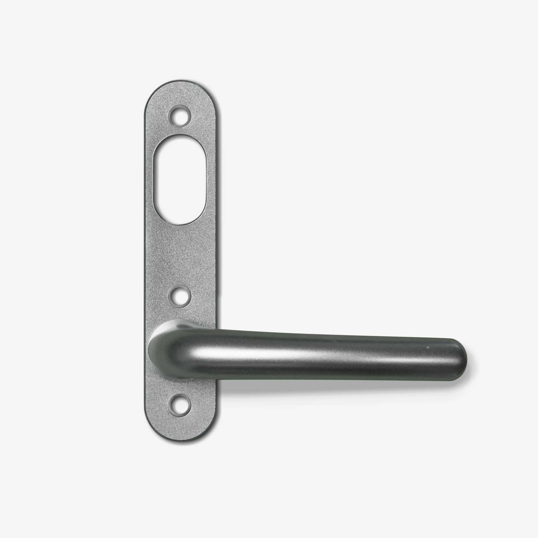 Hoppe vrider 113/350KL HG/F1, innvendig/utvendig SØLV