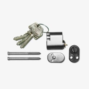 Innvendig låssylinder med nøkkel