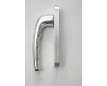 Hoppe vrider 0730/350 KL, tett, utvendig SØLV - Bilde 2