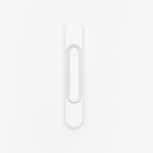 Drahåndtak til skyvedør HVIT